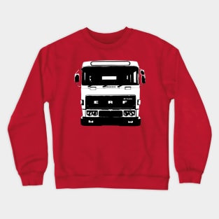 Classic 1980s ERF C Series lorry monoblock black Crewneck Sweatshirt